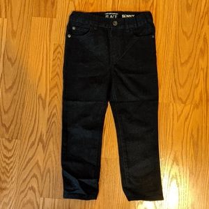 4T boys black skinny jeans